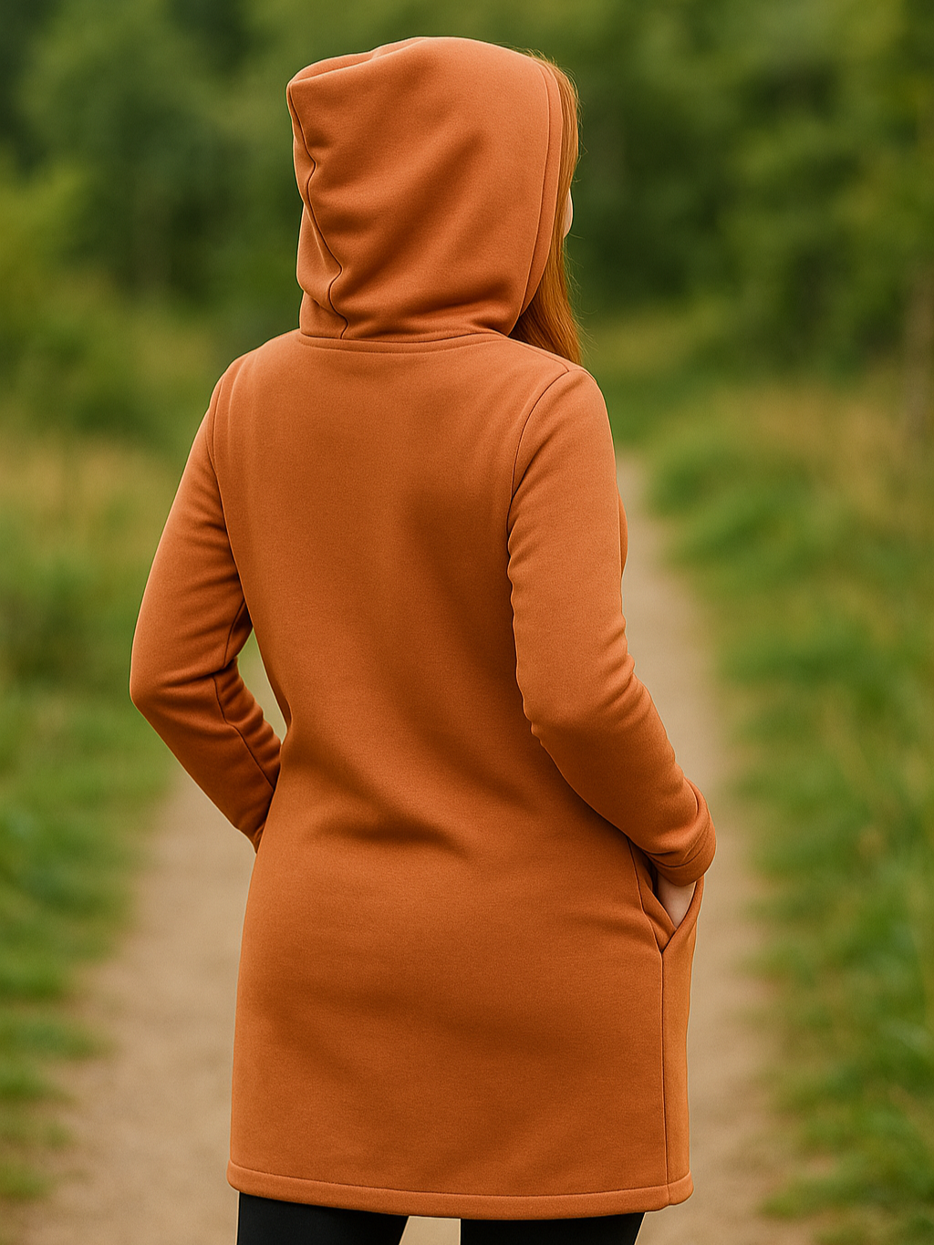Long-Hoodie für Damen