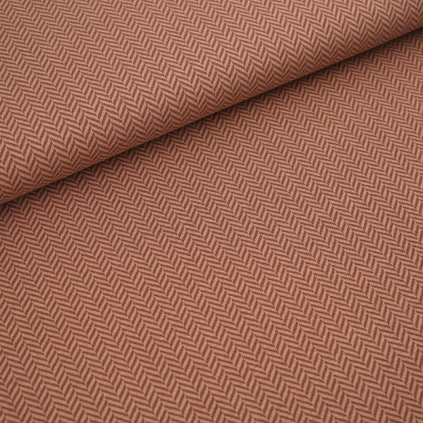 GOTS zertifizierter Baumwollstoff in der Farbe braun
